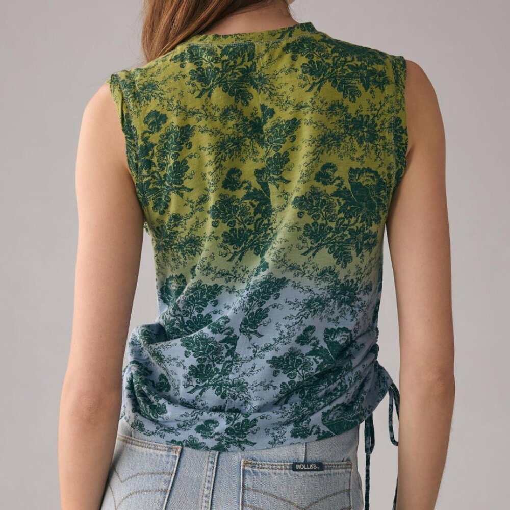 Pilcro Ruched Sleeveless Top - Picture 3 of 7